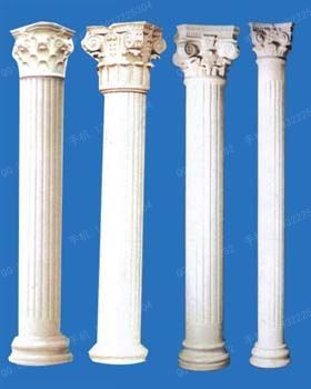 Roman column, stone carving Roman column,marble Roman column, European Roman column, stone Rome column -- LMZ219