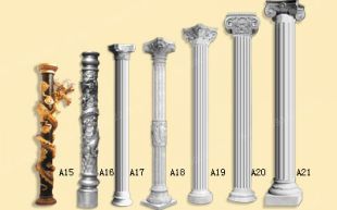 Roman column, stone carving Roman column,marble Roman column, European Roman column, stone Rome column -- LMZ225