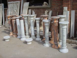 Roman column, stone carving Roman column,marble Roman column, European Roman column, stone Rome column -- LMZ226