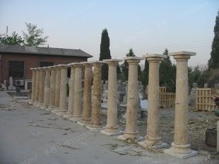 Roman column, stone carving Roman column,marble Roman column, European Roman column, stone Rome column -- LMZ229