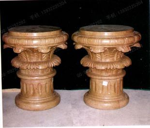 Roman column, stone carving Roman column,marble Roman column, European Roman column, stone Rome column -- LMZ247