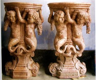 Roman column, stone carving Roman column,marble Roman column, European Roman column, stone Rome column -- LMZ251