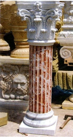 Roman column, stone carving Roman column,marble Roman column, European Roman column, stone Rome column -- LMZ256