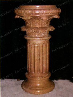 Roman column, stone carving Roman column,marble Roman column, European Roman column, stone Rome column -- LMZ262