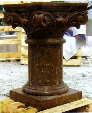 Roman column, stone carving Roman column,marble Roman column, European Roman column, stone Rome column -- LMZ266