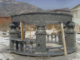 European stone summerhouse, marble summerhouse, garden summerhouse - LT075