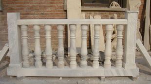 vase column, balcony column, balcony railing,  balcony guardrail, , white marble balcony column, granite balcony column -- YTZ012