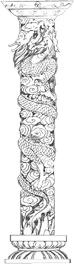 龙柱子,石雕龙柱子,大理石龙柱子,花岗岩龙柱子,汉白玉龙柱子,石雕龙柱,晚霞红龙柱子 -- LMZ411