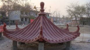chinese stone summerhouse, marble summerhouse, garden summerhouse - LJT002