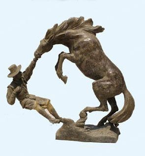 Copper horse, copper horse sculpture, copper sculpture factory- TD041