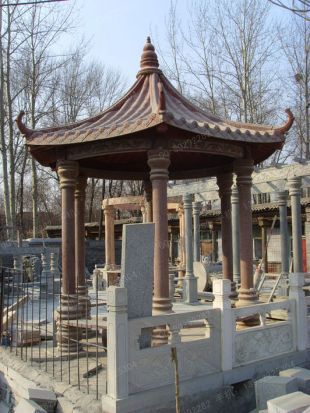 chinese stone summerhouse, marble summerhouse, garden summerhouse - LJT040