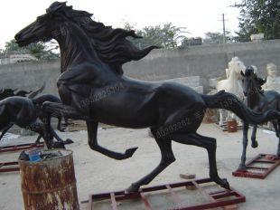 Copper horse, copper horse sculpture, copper sculpture factory- TD051