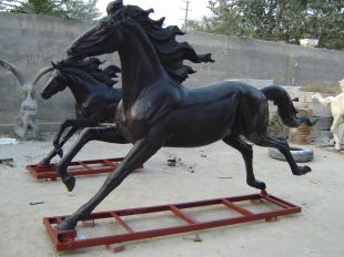 Copper horse, copper horse sculpture, copper sculpture factory- TD058