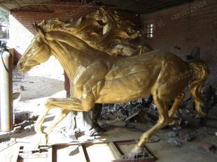 Copper horse, copper horse sculpture, copper sculpture factory- TD056