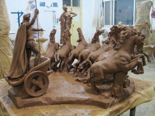 Copper horse, copper horse sculpture, copper sculpture factory- TD083