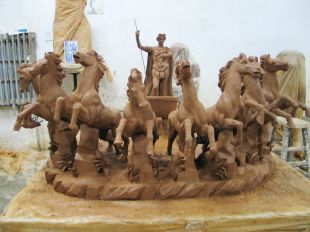 Copper horse, copper horse sculpture, copper sculpture factory- TD082