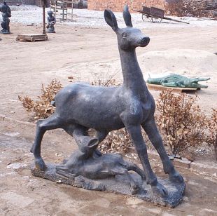Copper animal sculpture, copper sculpture factory - TD123