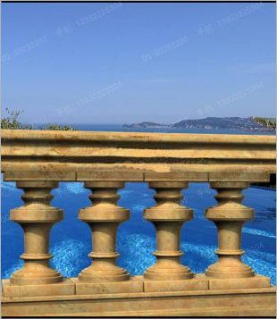 花瓶柱,阳台柱,阳台栏杆,阳台护栏,阳台罗马柱,汉白玉阳台柱,汉白玉花瓶柱,汉白玉阳台护栏,大理石阳台柱,花岗岩阳台柱 -- YTZ056