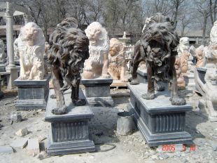 Copper lion,Bronze lion,Copper lion sculpture, copper sculpture factory -TD215