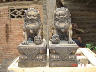 Copper lion,Bronze lion,Copper lion sculpture, copper sculpture factory -TD214