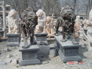 Copper lion,Bronze lion,Copper lion sculpture, copper sculpture factory -TD222