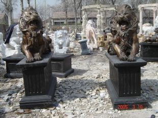 Copper lion,Bronze lion,Copper lion sculpture, copper sculpture factory -TD221