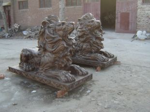 Copper lion,Bronze lion,Copper lion sculpture, copper sculpture factory -TD223