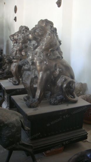 Copper lion,Bronze lion,Copper lion sculpture, copper sculpture factory -TD236