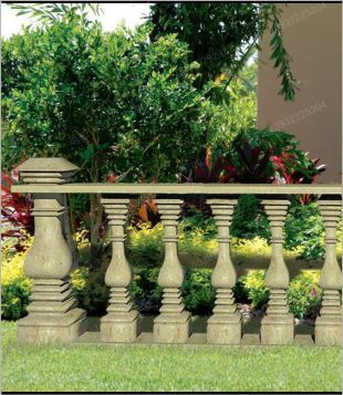 花瓶柱,阳台柱,阳台栏杆,阳台护栏,阳台罗马柱,汉白玉阳台柱,汉白玉花瓶柱,汉白玉阳台护栏,大理石阳台柱,花岗岩阳台柱 -- YTZ078