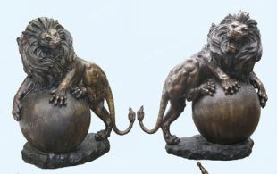 Copper lion,Bronze lion,Copper lion sculpture, copper sculpture factory -TD242