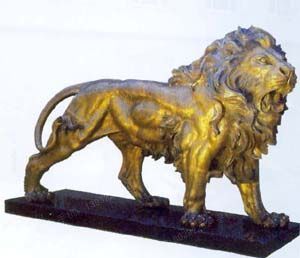 Copper lion,Bronze lion,Copper lion sculpture, copper sculpture factory -TD245