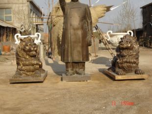 Copper lion,Bronze lion,Copper lion sculpture, copper sculpture factory -TD247