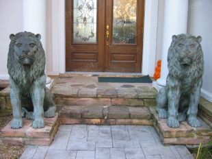 Copper lion,Bronze lion,Copper lion sculpture, copper sculpture factory -TD251