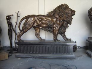 Copper lion,Bronze lion,Copper lion sculpture, copper sculpture factory -TD258