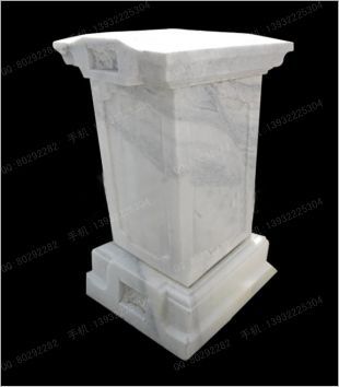 石材底座,装饰石雕罗马柱,装饰石雕底座 - DZ044