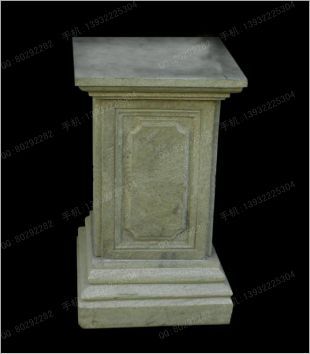 Stone base, stone decorative Roman column, stone decorative base - DZ092