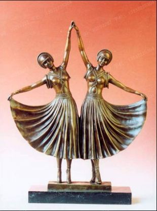 Copper statue sculpture,European copper statue - ZTS070