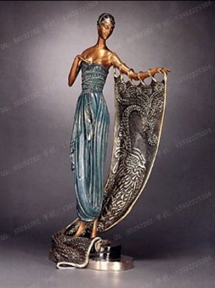 Copper statue sculpture,European copper statue - ZTS067
