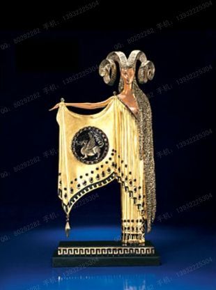 Copper statue sculpture,European copper statue - ZTS066