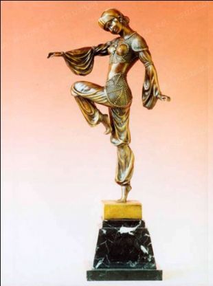 Copper statue sculpture,European copper statue - ZTS075