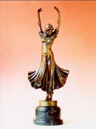 Copper statue sculpture,European copper statue - ZTS074