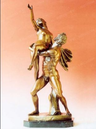 Copper statue sculpture,European copper statue - ZTS073