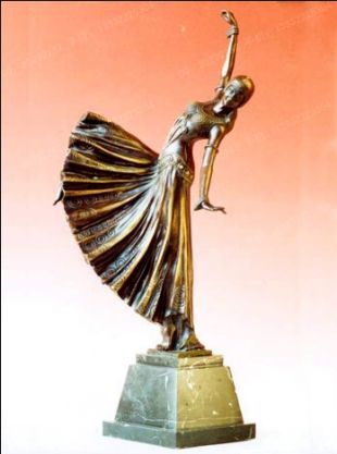 Copper statue sculpture,European copper statue - ZTS072