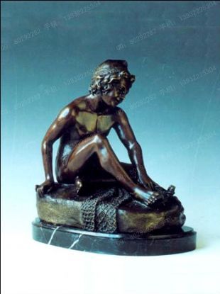 Copper statue sculpture,European copper statue - ZTS079