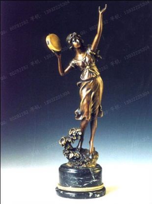 Copper statue sculpture,European copper statue - ZTS078