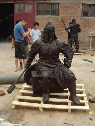 Copper statue sculpture,European copper statue - ZTS102
