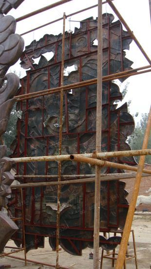 Copper sculpture,copper relief- ZTF005