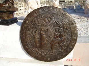Copper sculpture,copper relief- ZTF017