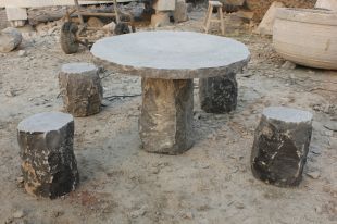 Archaize marble table, Archaize stone table and chair -- ZYF004