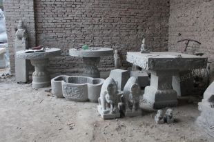 Archaize marble table, Archaize stone table and chair -- ZYF020
